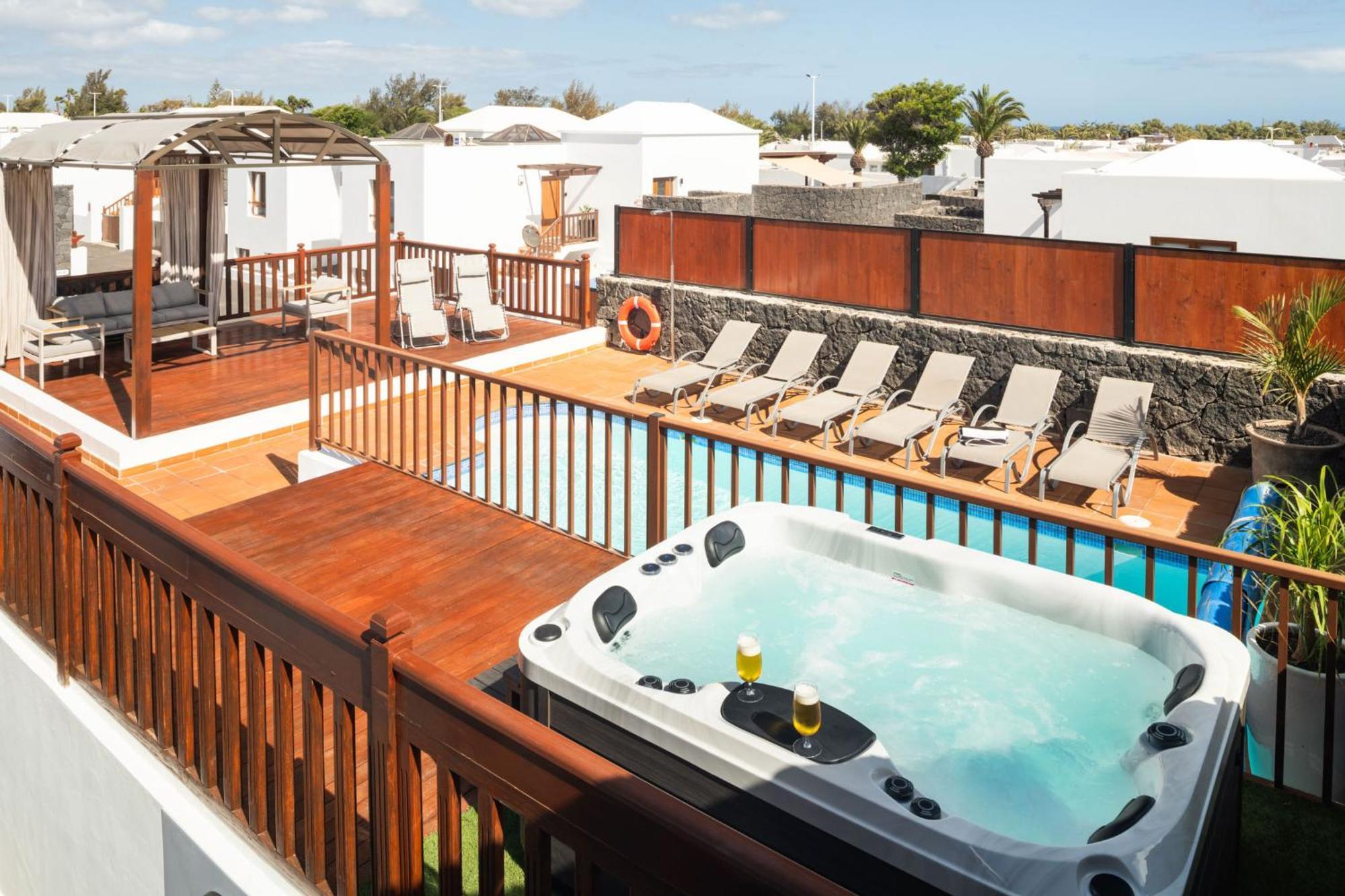 Villa 61 Playablanca Lanzarote Pool Spa Коста Бланка Экстерьер фото